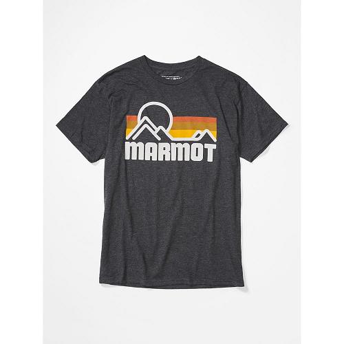 Marmot Coastal Clothes - Mens T-Shirts Black CA4582379 Canada